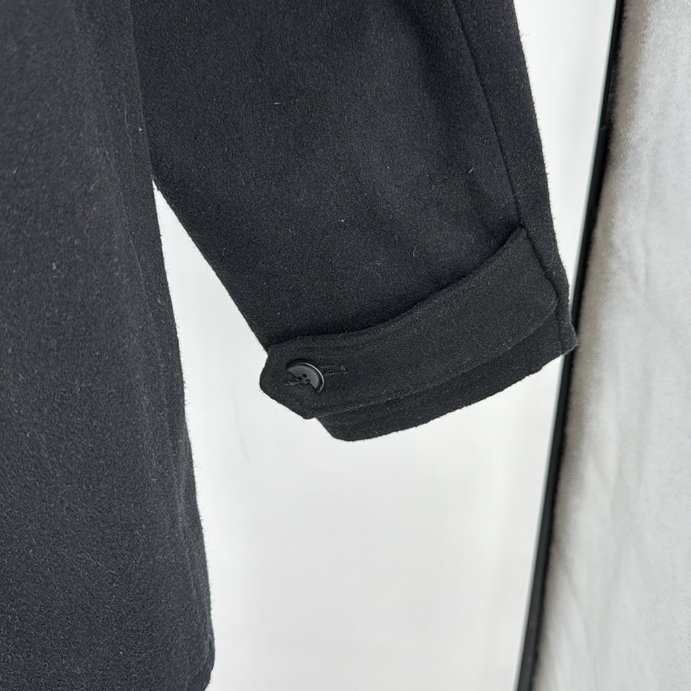 Old Navy Men's black Field Jacket wool blend XLT winter casual fall career - Picture 9 of 10